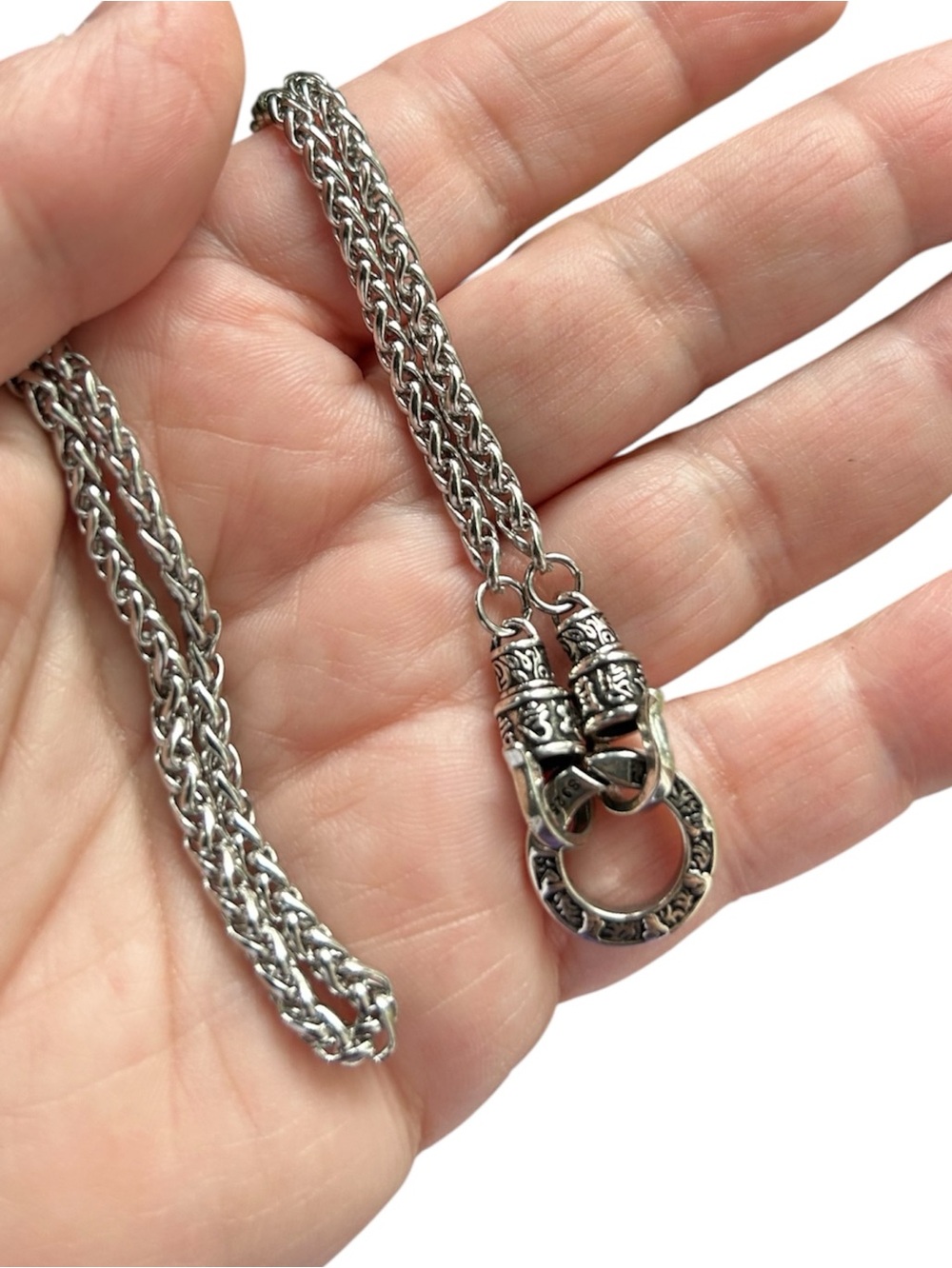 New Silver Rope Chain, Stamped - Picture 7 of 11